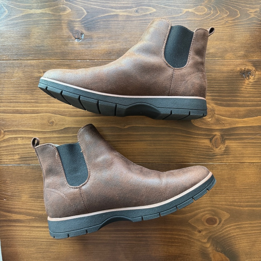 Dr. Scholl's Brown Slip-On Chelsea Booties - Picture 3 of 8